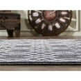 thumbnail image 7 of Abani Quartz 4'W x 6'D QRZ180A Grey White Traditional Moroccan Trellis Area Rug, 7 of 7