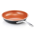 thumbnail image 1 of Sartenes antiadherentes de cobre Gotham Steel de 9.5 pulgadas, de cerámica no tóxica, fabricadas sin PFOA ni PFOS, ligeras, con mango que se mantiene frío y aptas para horno y lavavajillas., 1 of 5