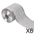 thumbnail image 1 of Cinta navideña,Cinta decorativa navideña para manualidades,Cinta navideña con borde cableado de 2 pulgadas x 90 yardas,Cinta navideña de poliéster con purpurina,Cintas navideñas para, 1 of 8