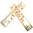 thumbnail image 5 of Cute Book Mark Decorative Scale Ruler Metal Reading Aid Perfect For Travelers 16X3.20X0.10CM 2Pcs, 5 of 5