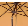 thumbnail image 3 of Safavieh Zimmerman 9' Market Crank UV Resistant Umbrella, Yellow/White, 3 of 6