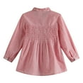 thumbnail image 2 of Richie House Girls' Long Sleeve Dress with Pleats and Bow RH1755, 2 of 7