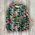 thumbnail image 5 of Women's Long Sleeve Christmas Pullover 3 D Christmas Printed Pullover Sweatshirt, 5 of 7