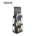 thumbnail image 4 of Douhoow Foldable Hanging Bag Purse Handbag Organizer Pocket Hanger Storage Closet Hanger, 4 of 5