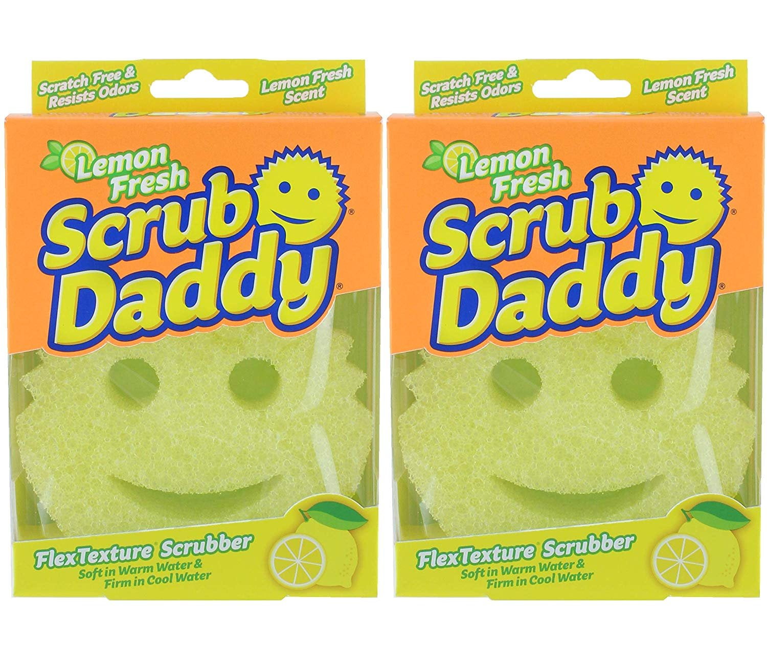Scrub Daddy Scrubber, FlexTexture, Lemon Fresh