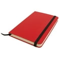 JAM Hardcover Notebook with Elastic Band, 1/Pack, Red, Small, 3 3/4 x 5