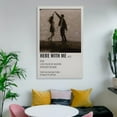 thumbnail image 6 of Poster De Lienzo Con Texto En Ingles «Here with Me» D4vd Para Decoracion Picture Print Canvas Poster Wall Paint Art Posters Decor Modern Home Artworks Gift 16x24inch(40x60cm), 6 of 6
