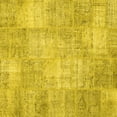thumbnail image 1 of Ahgly Company Indoor Square Patchwork Yellow Transitional Area Rugs, 5' Square, 1 of 4
