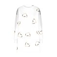thumbnail image 5 of Long Sleeve Sweatshir Oversized T-Shirts for Women Crew Neck Tee Printed Casual Loose Vintage Pullover Tops Fall Tee (White S), 5 of 5