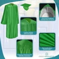 thumbnail image 6 of Endea Graduation Shiny Green Graduation Gown  Cap, 6 of 9