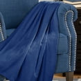 thumbnail image 4 of BNM Diamond Cotton Blanket, California King, Merritt Blue, 4 of 5