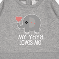thumbnail image 3 of Inktastic My Yaya Loves Me Grandchild Baby Sweatshirt, 3 of 4