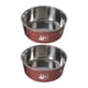 thumbnail image 1 of Cuenco de acero inoxidable para perros, cuenco antideslizante para perros medianos y grandes, paquete de 2, 1 of 5