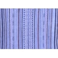 thumbnail image 1 of Ahgly Company Machine Washable Indoor Rectangle Abstract Blue Modern Area Rugs, 7' x 9', 1 of 4