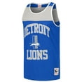 thumbnail image 2 of Men's Mitchell & Ness Blue/Silver Detroit Lions  Heritage Colorblock Tank Top, 2 of 3