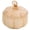 White, variant on Pumpkin Shaped Scented Glass Candle, Three Wick Blended Warm Spice Candle for Burning & Lighting, Halloween Thanksgiving Fall Festival Table Centerpiece Decor Layout, Brown