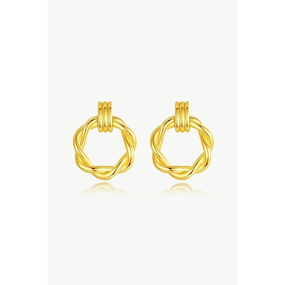 Eléa Twisted Hoop Earrings