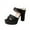 Black, variant on VEKDONE Women's Platform Sandals Women's Fashion Casual Spring And Summer New Style Fish Mouth High Heels Sandals