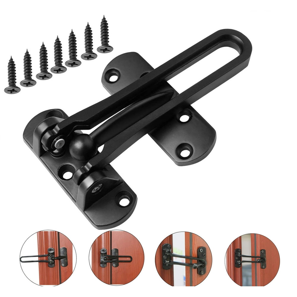 LNGOOR Swing Bar Door Lock Home Security Door Lock, Home