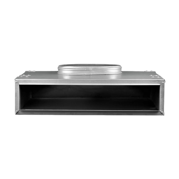 BUILDMART - 18" Plenum Box for [18" Linear Slot Diffuser - 3 Slot - Triple Slot] Premium Insulated Plenum Box for Heating and Cooling