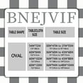 thumbnail image 6 of Oval Tablecloth Black And White Checkered Tablecloth, Modern Plaid Oval Tablecloth, Checkered Tablecloth, Indoor/Outdoor Waterproof Wrinkle Free Durable Gingham Tablecloth For Oval Tables 60 X 102 In, 6 of 6