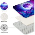 thumbnail image 5 of Blue 4 Pcs Shower Curtain Sets with Rugs, Sunshine Bathroom Sets with Shower Curtain and Rugs, Forest Bathroom Decor, 5 of 6