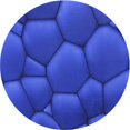 thumbnail image 1 of Ahgly Company Machine Washable Indoor Round Transitional Blue Ribbon Blue Area Rugs, 3' Round, 1 of 7