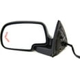 thumbnail image 3 of Mirror Compatible With 2003-2006 Cadillac Escalade 2007 Chevrolet Silverado 1500 Classic SET of 2 Left Driver and Right Passenger Side Heated In-glass Signal Light 1 Paintable and Textured Black Cap, 3 of 3