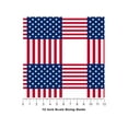 thumbnail image 4 of Rwraps Star Spangled Americana Criss Cross Gloss Vinyl Film Wrap 59in x 9ft Vinyl Vehicle Car Film, 4 of 9