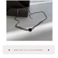 thumbnail image 4 of Baroque Heart Pendant Necklace Love Necklace Chain Thick Necklace for Women and Teen Girl, 4 of 4