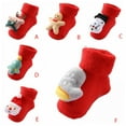 thumbnail image 3 of URMAGIC Baby Boy Girls Toddlers Non-Skid Indoor Slipper Winter Warm Shoes Socks Christmas Socks 0-12M, 3 of 6