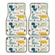 thumbnail image 1 of Balery Childish Dinosaur Juego de 4 Alfombrillas para Auto, Revestimientos de Caucho Resistente, Diseño Antideslizante, 1 of 7