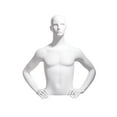 Mondo Mannequins' "Ready to Wear" Abstract Head Male Bust Form in Matte