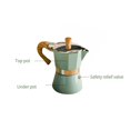Household Aluminum Italian Moka Espresso Coffee Maker Percolators Stove