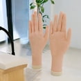 thumbnail image 6 of Practice Hand Right - Acrylic Nail Hands Realistic Silicone Artificial Hands and Protective Rubber Pliers Nail Hands Realistic Human Model Hands, Nail Tools, Silica Gel Toe Separat Makeup Organizers, 6 of 8