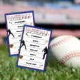 thumbnail image 4 of Baseball Survival Kit Cards 30pk 4x6 List Tag Labels Emergency Welcome Back Travel Team Boys Printables for Coaches Ball Players Goodie Bag, 4 of 4