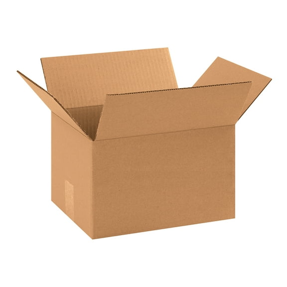 The Packaging Wholesalers Corrugated Boxes 11 1/4" x 8 3/4" x 8" Kraft 25/Bundle BS110808SC