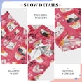 thumbnail image 4 of Wobogo Cute Cats Wearing Scarves Long Pajama Pants Bottoms Soft Sleepwear with Pockets, 4 of 9