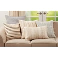 thumbnail image 4 of Fennco Styles Striped Weave Design Decorative Throw Pillow Cover 22" W x 22" L – Multicolored Cushion Case for Home, Couch, Bedroom, Living Room and Office Décor, 4 of 9