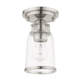 thumbnail image 6 of Livex Lighting - Lawrenceville - 1 Light Flush Mount in Coastal Style - 5.13, 6 of 9