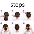 thumbnail image 4 of Convenience DIY Girls Women Braid Hair Hair Styling Tools Hairstyle Hair Bun Maker Hair Curler TYPE2-LARGE, 4 of 8