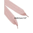 thumbnail image 3 of INSPIRE CHIC Unisex Solid Color Wrinkled Extra Wide Flat Athletic Shoe Laces for Sneakers, 3 of 5