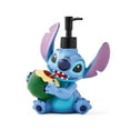 thumbnail image 2 of Lilo and Stitch Tropical 3-Piece Bath Set, 2pk Hand Towel & Sculpted 5.5" Lotion Pump, Cotton, Poly-Resin, Blue, Disney, 2 of 5
