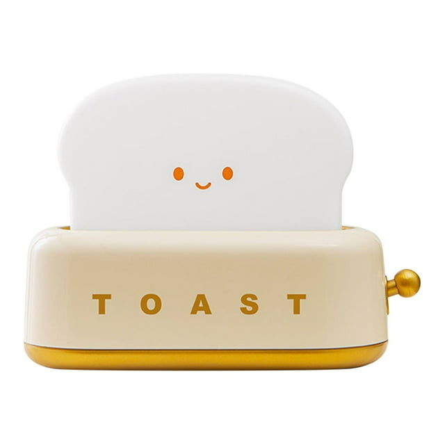 CEHVOM Toaster Night Light Gift Festive Atmosphere Lamp Bedroom Bedside With Sleep Timer Lamp Clearance