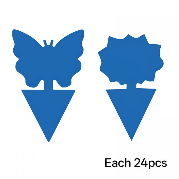 ACDANC 48PCS Fruit Fly Traps Sticky Traps Fungus Gnat Traps Insect Bug Traps for Indoor Outdoor Kitchen Plants Whitefly Mosquitos Fungus Gnats Flying Insects