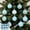 Sky Blue, variant on 12-Piece Silver Christmas Ball Ornaments, 6 cm Patterned Holiday Hanging Bauble Set for Christmas Tree, Wreath and Garland Decorating at Home