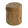 thumbnail image 2 of Christopher Knight Home Rustic 16.25" Side Table, Hand-Painted Faux Wood, Indoor/Outdoor, Light Brown, 2 of 7