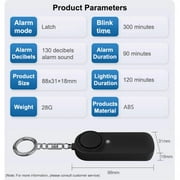 Loud Self Defense Siren Personal Safety Alarm Security Personal Protection Devices for Women Girls Kids Elderly