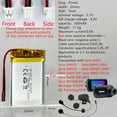 thumbnail image 2 of Batería HXJNLDC 502540 3.7V 550mAh para Auriculares Sena SMH5, 2 of 8