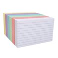 thumbnail image 1 of Shisuyan 300pcs Lined Index Cards Notepads Ruled Flashcards Colorful Note Cards Blank Notepaper Memo Paper For Studying Office School Supplies Note Taking, 1 of 8